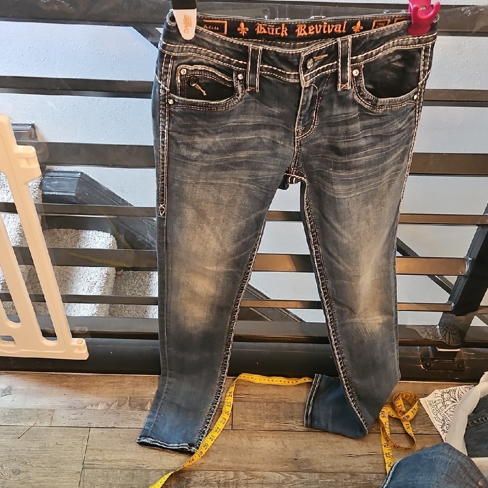 Women's Blue Jeans Size 28. Rock Revival.